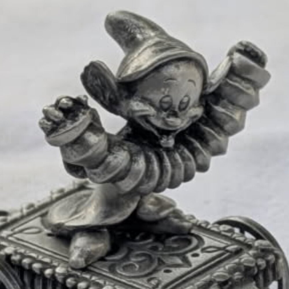 Walt Disney Railroad WDRR Pewter Train Dopey - Picture 2 of 5